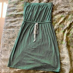 Striped Gap Strapless Sundress Size Small